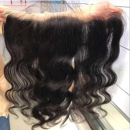 Raw Indian Wavy Transparent Frontal