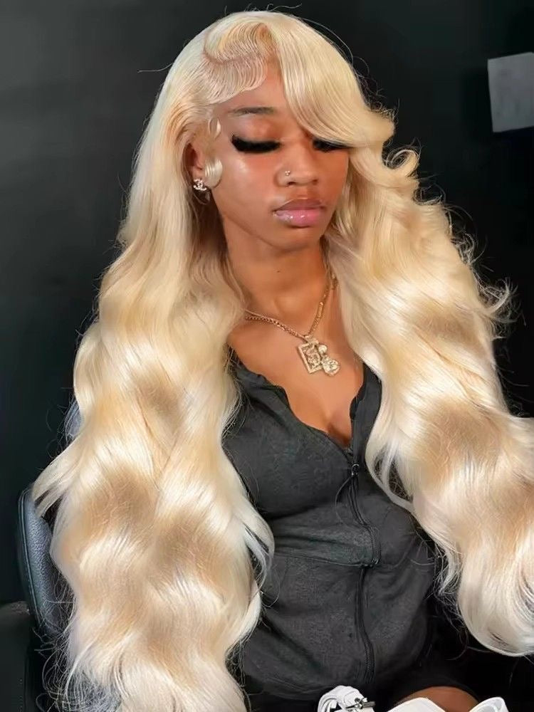 613 Body Wave 13x4 Transparent Lace Front Wig