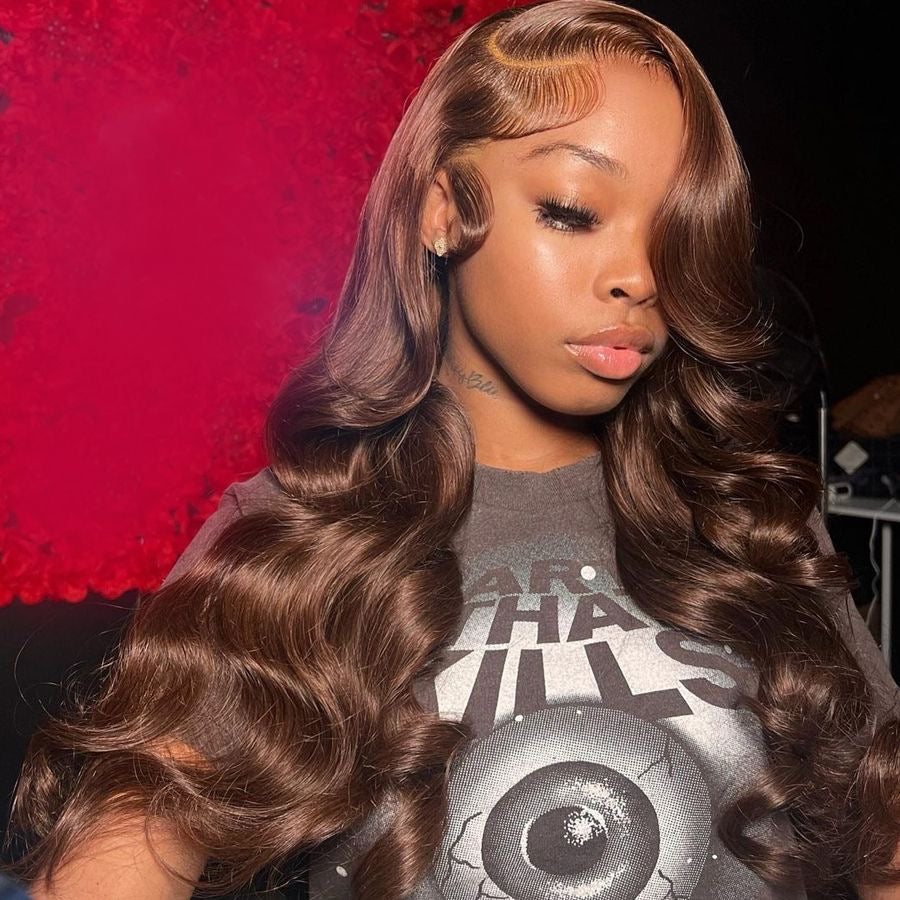 Medium Brown Body Wave 5x5 HD Closure