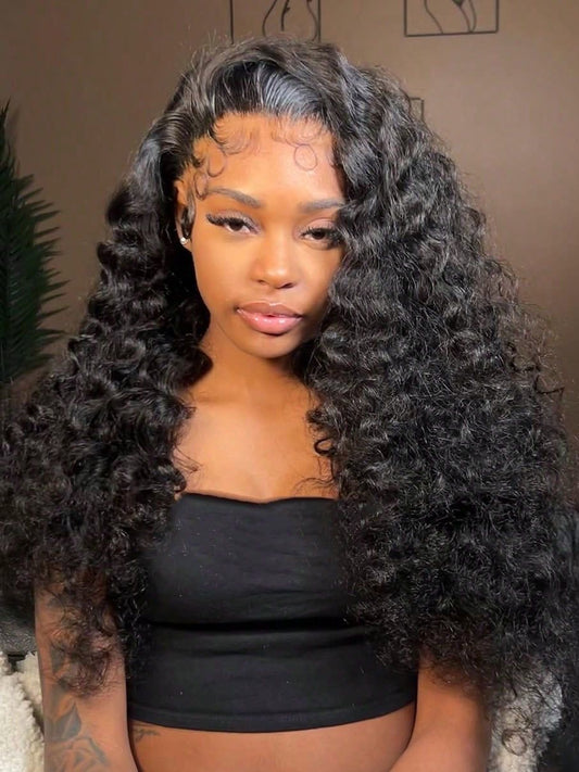 Deep Wave 13x4 Transparent Lace Front Wig