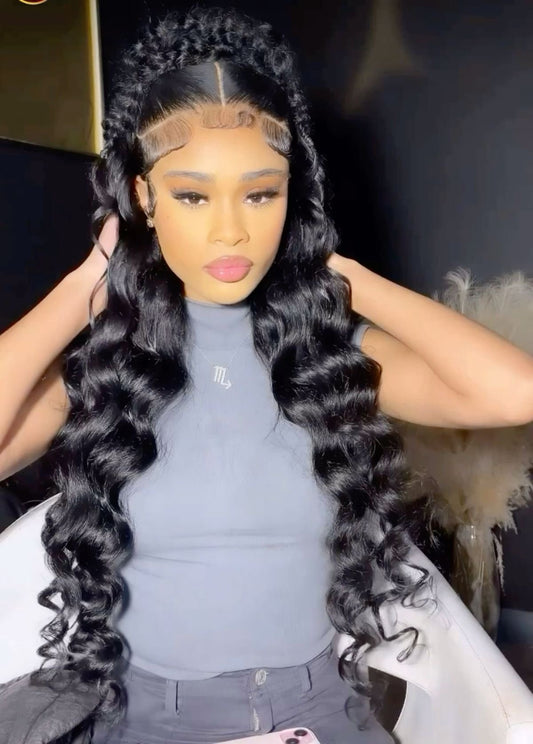 Raw Indian Wavy Transparent Frontal