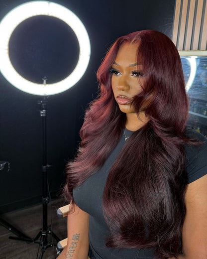 Burgundy Body Wave Bundle Deals