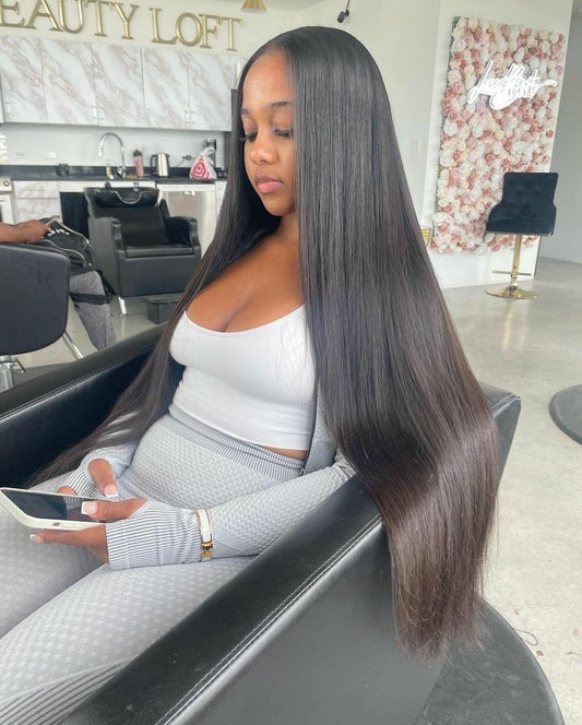 Brazilian Silky Straight 4x4 Transparent Closure