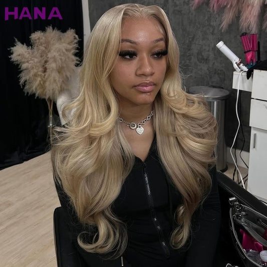 Blonde Body Wave 4x4 Transparent Closure