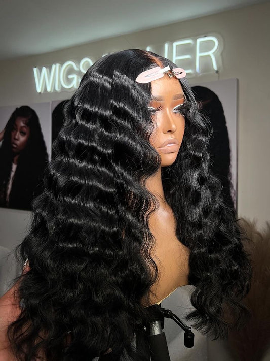 Brazilian Deep Wave 2x6 Transparent Closure