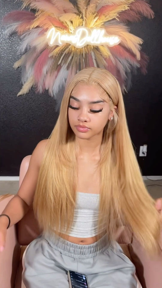 Honey Blonde Body Wave 5x5 HD Closure