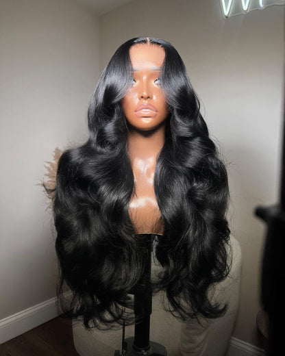 Jet Black Body Wave 5x5 HD Closure