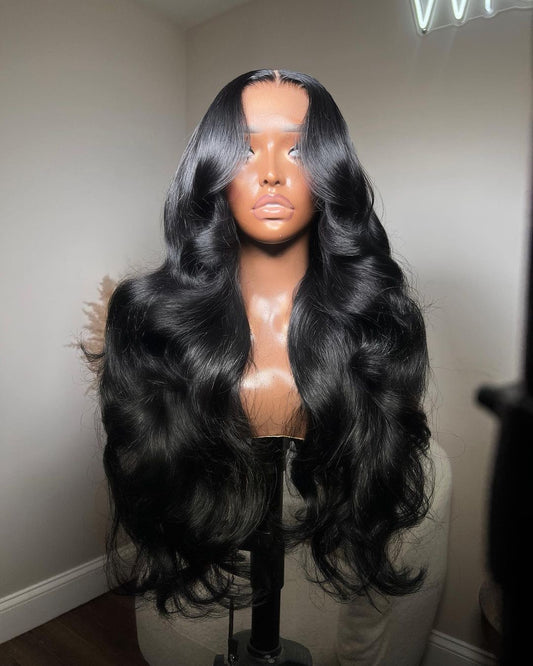 Jet Black Body Wave 5x5 HD Closure