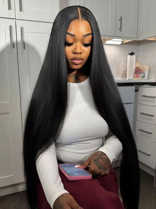 Straight 13x4 Transparent Lace Front Wig